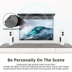 VIVIDSTORM ALR P Acoustically Transparent Slimline Motorised Drop Down Standard/Long Throw Projector Screen - Image 5