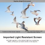 VIVIDSTORM ALR P Acoustically Transparent Slimline Motorised Drop Down Standard/Long Throw Projector Screen - Image 10