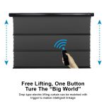 VIVIDSTORM ALR Slimline Motorised Drop Down Standard/Long Throw Projector Screen - Image 4