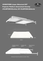 VIVIDSTORM Jasper Motorised UST Projector Platform - 画像 (9)