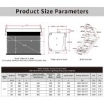VIVIDSTORM PRO P Slimline ALR Acoustically Transparent Motorised Drop Down UST Projector Screen - Image 4