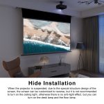 VIVIDSTORM PRO P Slimline ALR Acoustically Transparent Motorised Drop Down UST Projector Screen - Image 11