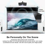 VIVIDSTORM PRO PA Acoustically Transparent Slimline Motorised Drop Down Projector Screen for Ceiling Mounted UST Laser Projector - Image 5