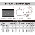 VIVIDSTORM PRO PA Acoustically Transparent Slimline Motorised Drop Down Projector Screen for Ceiling Mounted UST Laser Projector - Image 7