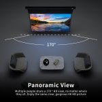 VIVIDSTORM PRO PA Acoustically Transparent Slimline Motorised Drop Down Projector Screen for Ceiling Mounted UST Laser Projector - Image 13