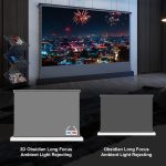 VIVIDSTORM S ALR Motorised Floor Rising Projector Screen for Standard Throw Projectors - 画像 (4)