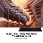 VIVIDSTORM S PRO P Motorised Rollable UST Laser Projector Screen with Acoustic Transparency - Image 4