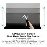 VIVIDSTORM S PRO P Motorised Rollable UST Laser Projector Screen with Acoustic Transparency - Image 7
