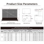 VIVIDSTORM S PRO P Motorised Rollable UST Laser Projector Screen with Acoustic Transparency - Image 8