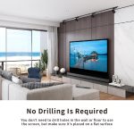 VIVIDSTORM S White Cinema P Acoustically Transparent Motorised Floor Rising Projector Screen - Image 11