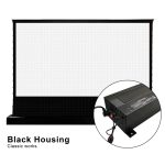 VIVIDSTORM S White Cinema P Acoustically Transparent Motorised Floor Rising Projector Screen - Image 13