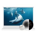 VIVIDSTORM S White Cinema P Acoustically Transparent Motorised Floor Rising Projector Screen - Image 18