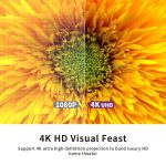 VIVIDSTORM Slimline P Acoustically Transparent Cinema White Motorised Drop Down Projector Screen - Image 9