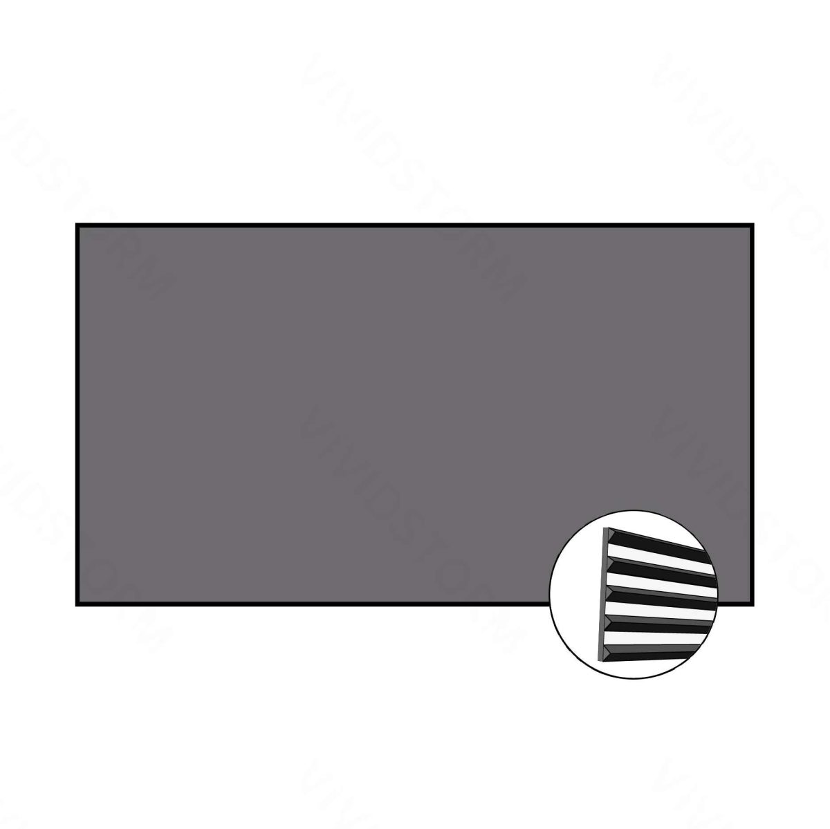 VIVIDSTORM Fusion ALR Enhanced Fixed Frame Long Throw Projector Screen - Image 3