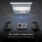 VIVIDSTORM Phantom Recessed In-Ceiling Motorised Tension Obsidian Long Throw ALR Projector Screen - Image 4