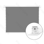VIVIDSTORM Phantom Recessed In-Ceiling Motorised Tension Obsidian Long Throw ALR Projector Screen - Image 2
