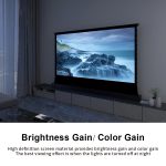 VIVIDSTORM S White Cinema Motorised Floor Rising Projector Screen - Image 9