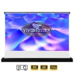 VIVIDSTORM S White Cinema Motorised Floor Rising Projector Screen - Image 2