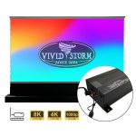 VIVIDSTORM S PRO Motorised Floor Rising UST Laser Projector Screen - Image 2