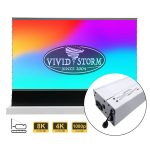 VIVIDSTORM S PRO Motorised Floor Rising UST Laser Projector Screen - Image 3