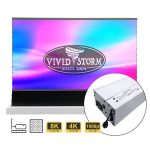 VIVIDSTORM S PRO P Motorised Rollable UST Laser Projector Screen with Acoustic Transparency - Image 3