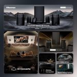 Hisense HT Saturn 4.1.2Ch Dolby ATMOS Soundbar with Wireless Subwoofer - Image 3
