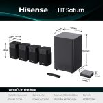 Hisense HT Saturn 4.1.2Ch Dolby ATMOS Soundbar with Wireless Subwoofer - Image 2