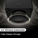 Hisense HT Saturn 4.1.2Ch Dolby ATMOS Soundbar with Wireless Subwoofer - Image 9