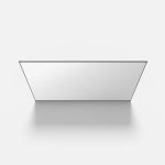 Valerion Cinematic White Fixed Frame Projector Screen - Image 2