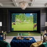 Luxe Vision In-Door Smart Golf Simulator Package Set - Image 4