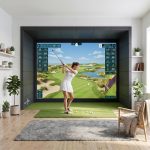 Luxe Vision In-Door Smart Golf Simulator Package Set - Image 2