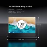 100''-130'' AWOL Vision Cinematic+ ALR Motorized Floor Rising Acoustic Screen - Image 6