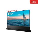 100''-130'' AWOL Vision Cinematic+ ALR Motorized Floor Rising Acoustic Screen - Image 9