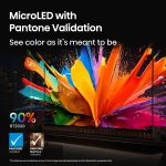 Hisense 136MX 136インチ MicroLEDディスプレイ - 90% BT.2020準拠、パントン認定の色精度
