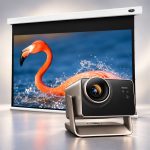 BUNDLE Hisense C3 Ultra 4K Smart Projector with VIVIDSTORM Cinematic White Motorised Drop Down Projector Screen